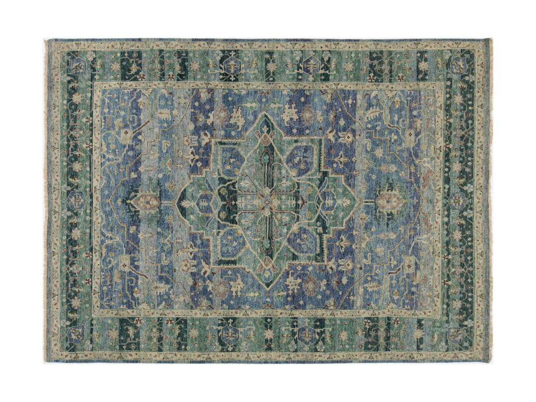 Modern Tabriz Wool Rug 8 X 11