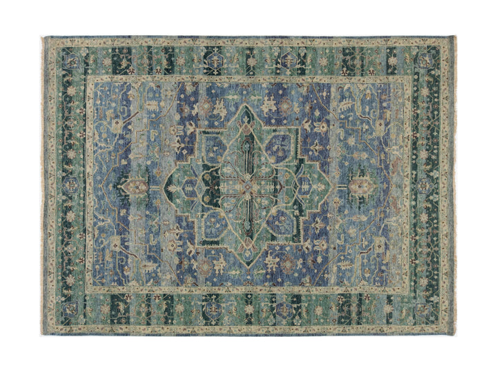 Modern Tabriz Wool Rug 8 X 11