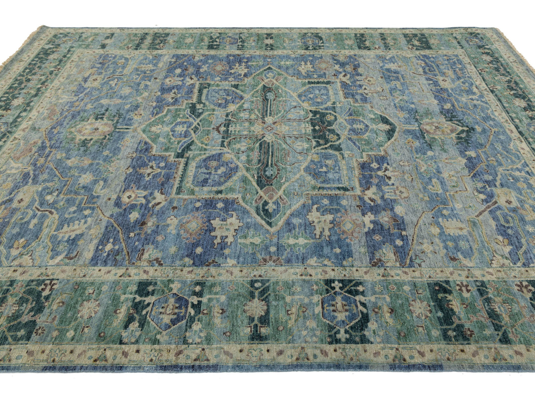 Modern Tabriz Wool Rug 8 X 11
