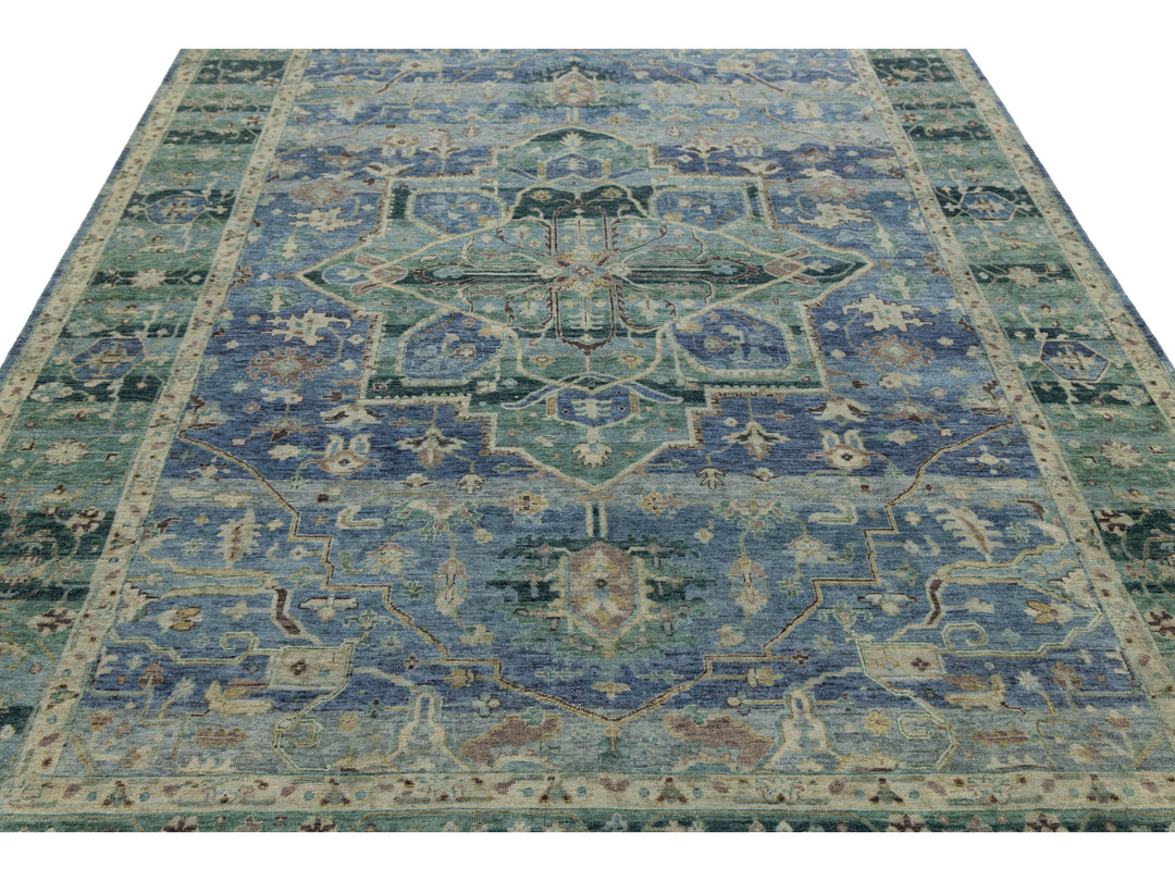 Modern Tabriz Wool Rug 8 X 11