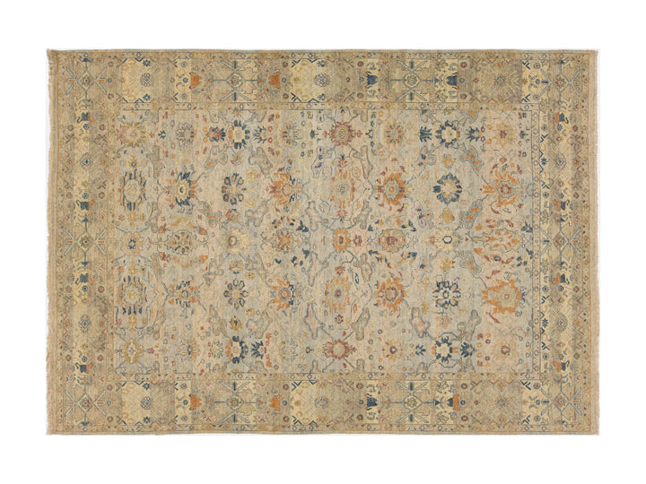 Modern Tabriz Wool Rug 9 X 13