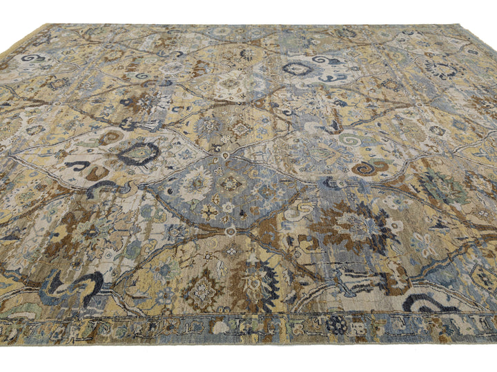 Modern Transitional Wool Rug 12 X 15