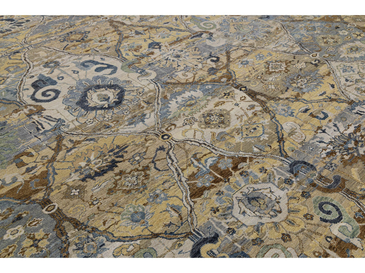 Modern Transitional Wool Rug 12 X 15