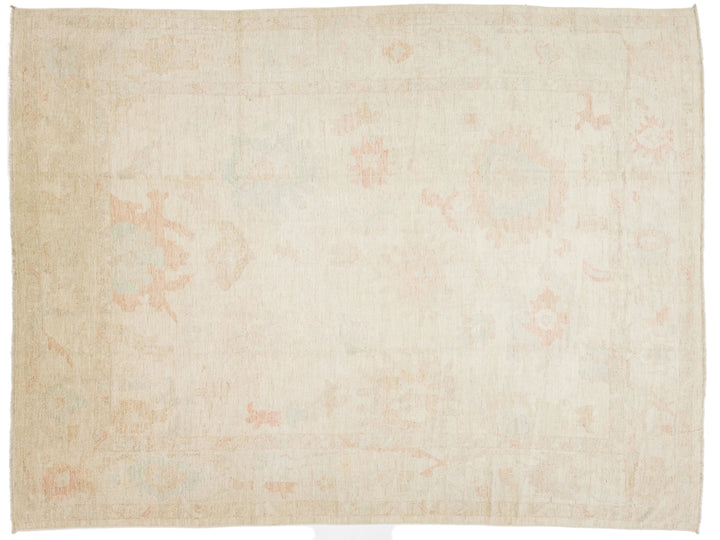 Modern Oushak Wool Rug 12 X 15