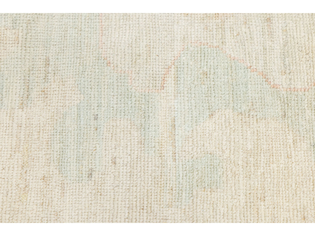 Modern Oushak Wool Rug 12 X 15