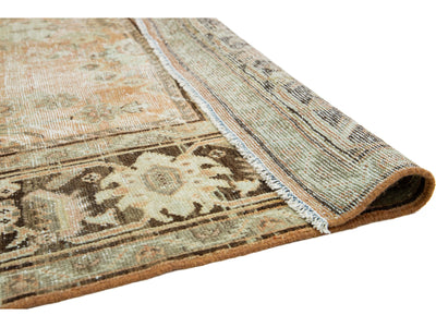 Antique Mahal Wool Rug 7 X 10