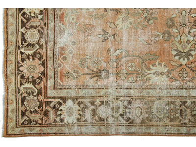 Antique Mahal Wool Rug 7 X 10