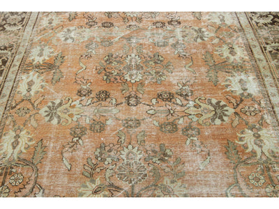 Antique Mahal Wool Rug 7 X 10