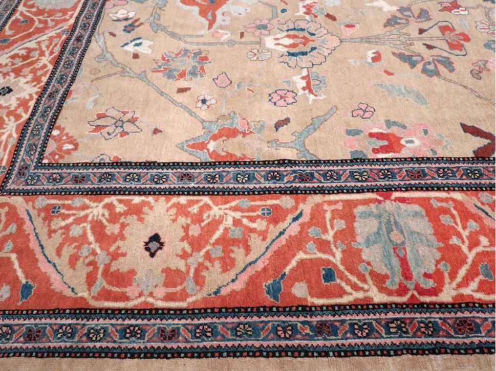 Contemporary Persian Mahal Rug 13 X 18