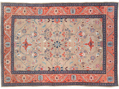 Contemporary Persian Mahal Rug 13 X 18