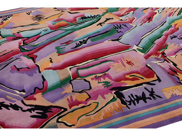 Modern Art Deco Chinese Rug 9 X 12