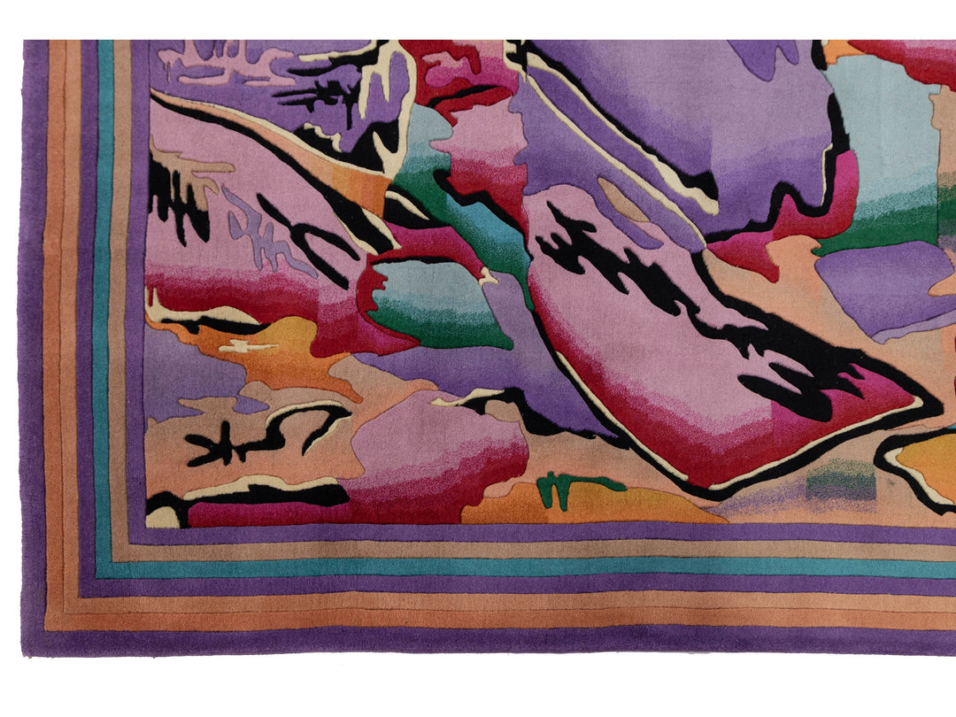 Modern Art Deco Chinese Rug 9 X 12