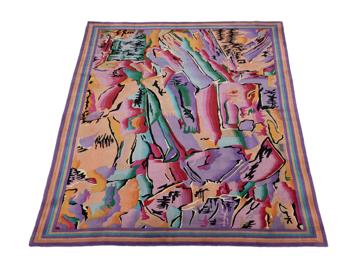 Modern Art Deco Chinese Rug 9 X 12