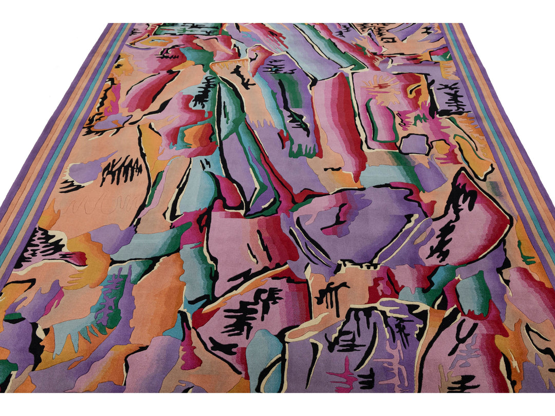 Modern Art Deco Chinese Rug 9 X 12