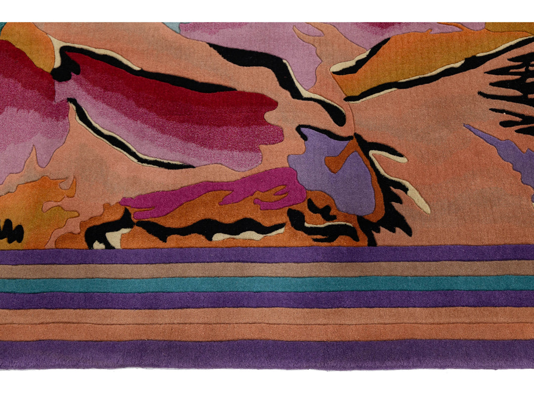 Modern Art Deco Chinese Rug 9 X 12