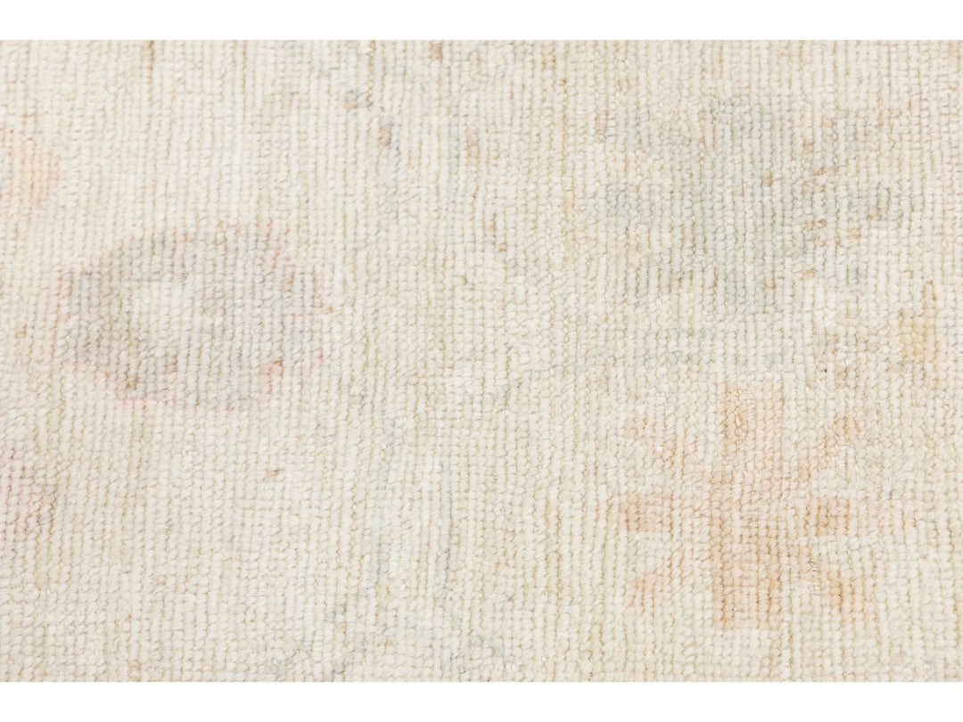 Modern Oushak Wool Rug 12 X 15