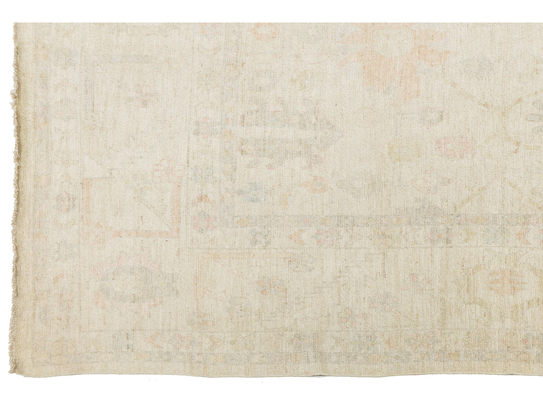 Modern Oushak Wool Rug 12 X 15