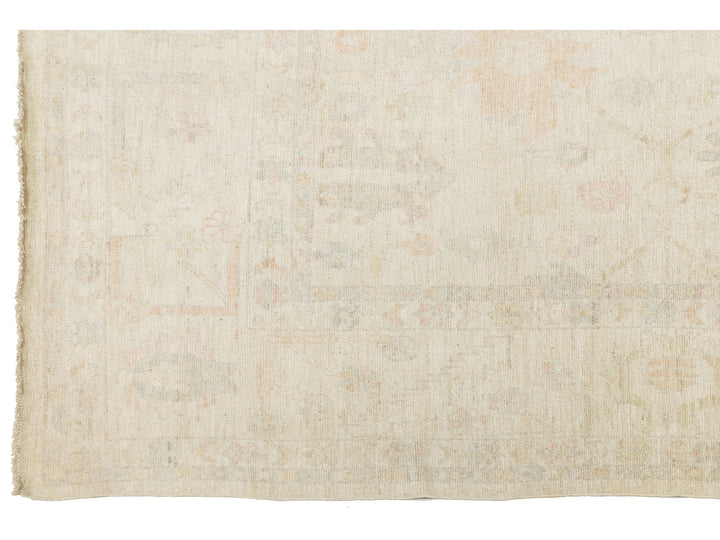 Modern Oushak Wool Rug 12 X 15