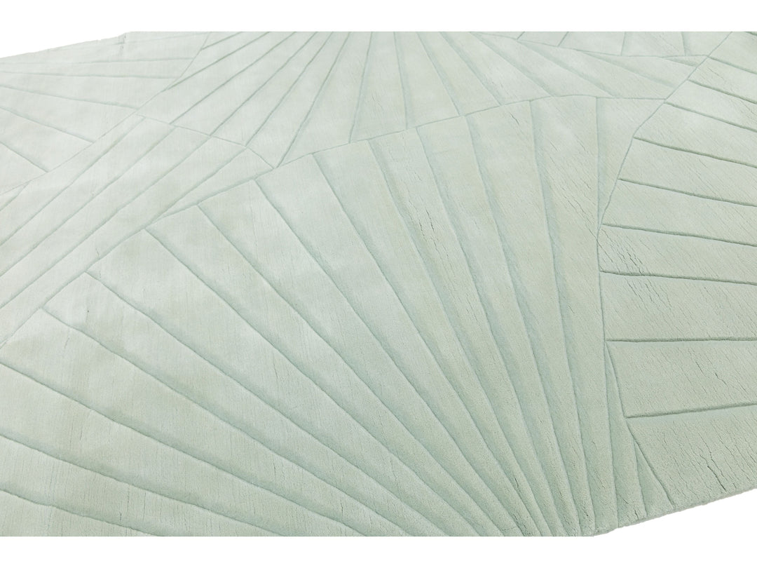 Modern Wool Rug 9 X 12
