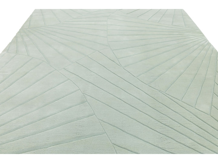 Modern Wool Rug 9 X 12