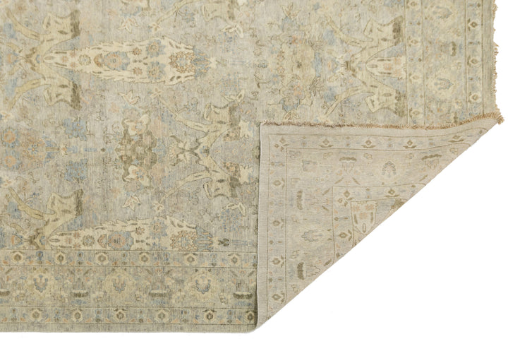 Modern Tabriz Wool Rug 13 X 16