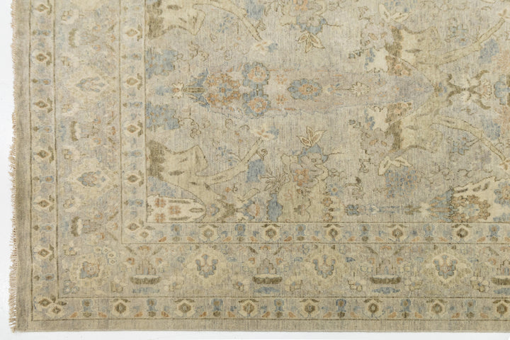 Modern Tabriz Wool Rug 13 X 16