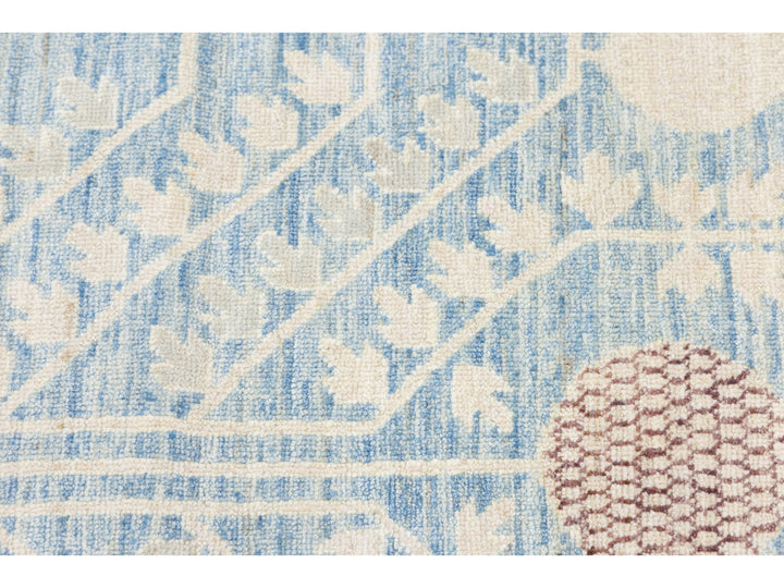 Modern Khotan Wool Rug 16 X 19