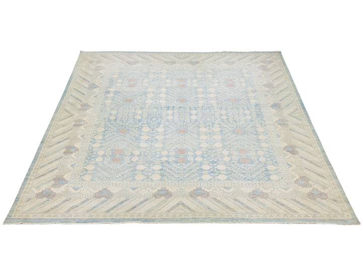 Modern Khotan Wool Rug 16 X 19