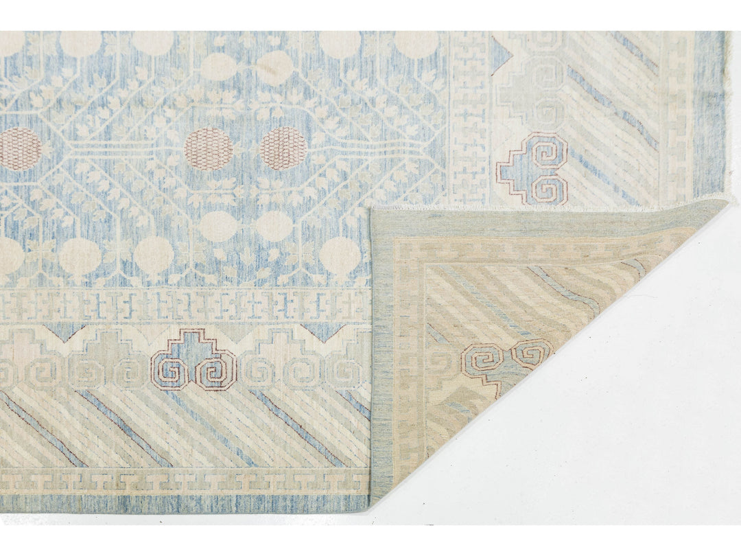 Modern Khotan Wool Rug 16 X 19