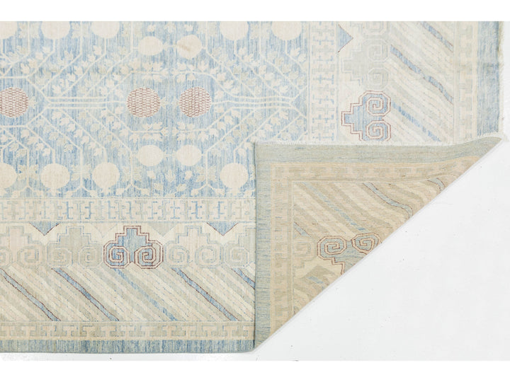 Modern Khotan Wool Rug 16 X 19