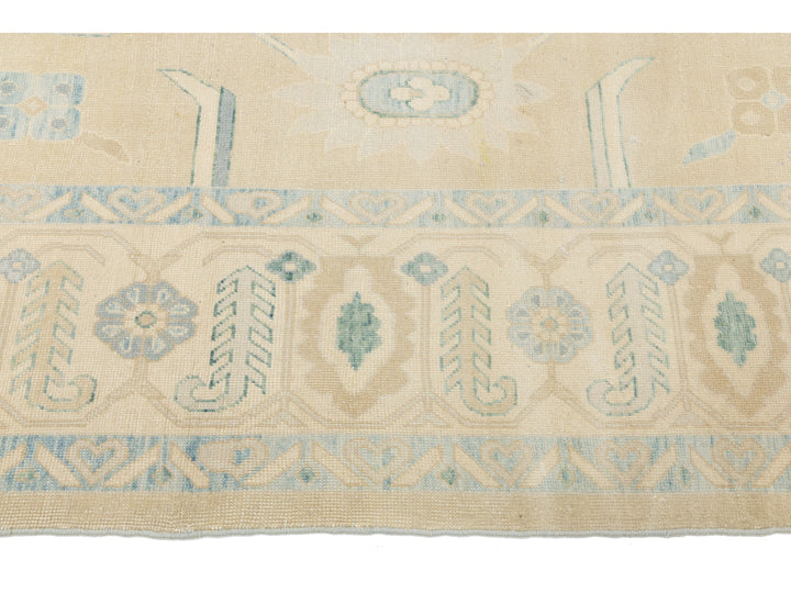 Modern Oushak Wool Rug 10 X 16