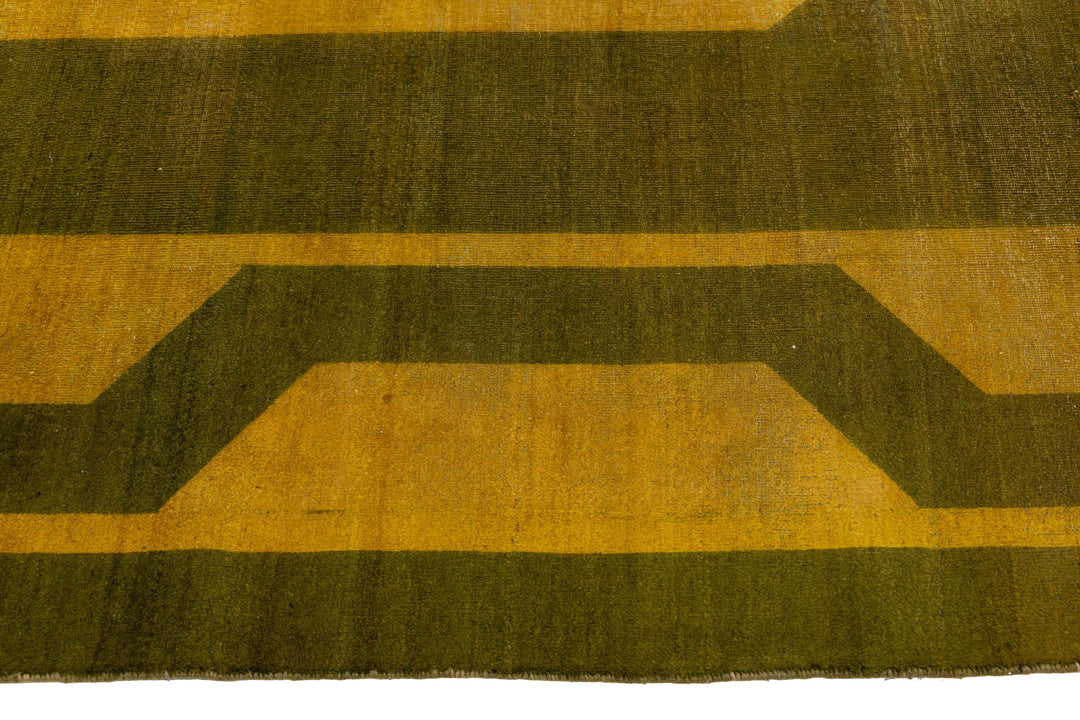 Antique Indian Agra Wool Rug 11 X 15