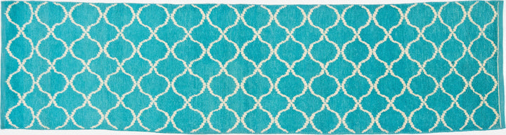 Modern Moroccan Wool Runner 3 X 12