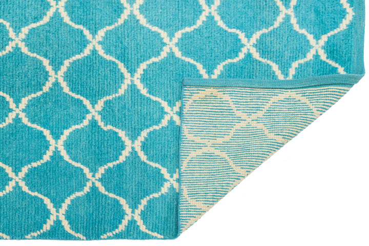 Modern Turkish Moroccan Wool Runner 3 X 12