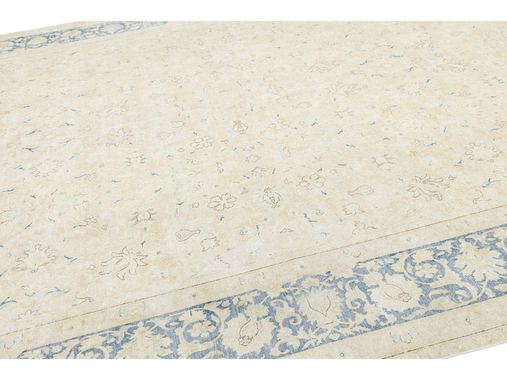 Antique Kerman Wool Rug  11 X 15
