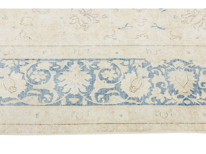 Antique Kerman Wool Rug  11 X 15