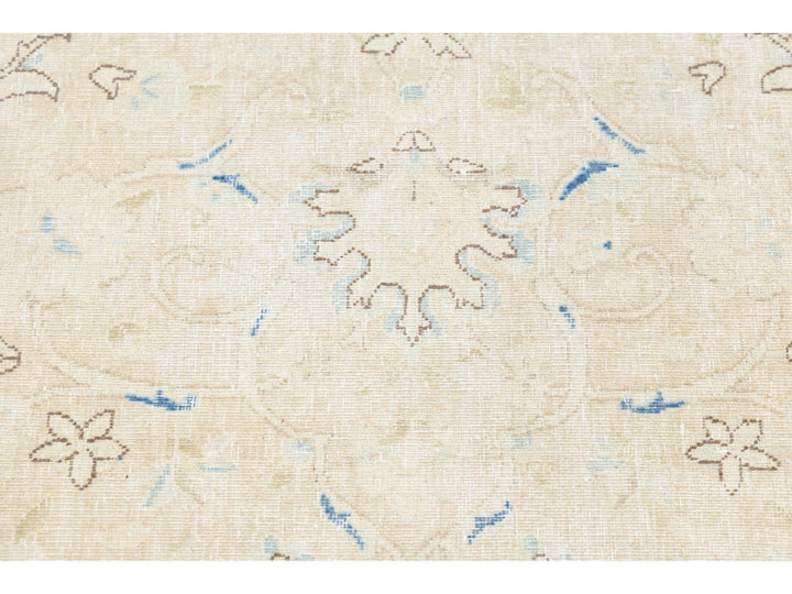 Antique Kerman Wool Rug  11 X 15
