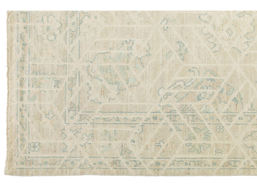 Modern Oushak Wool Rug 9 X 12