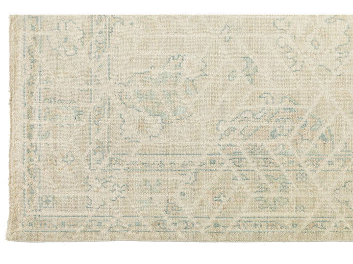 Modern Oushak Wool Rug 9 X 12