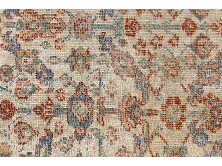 Antique Persian Mahal Wool Rug 10 X 12