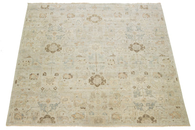 Modern Artisan Indian Wool Rug 12 X 12