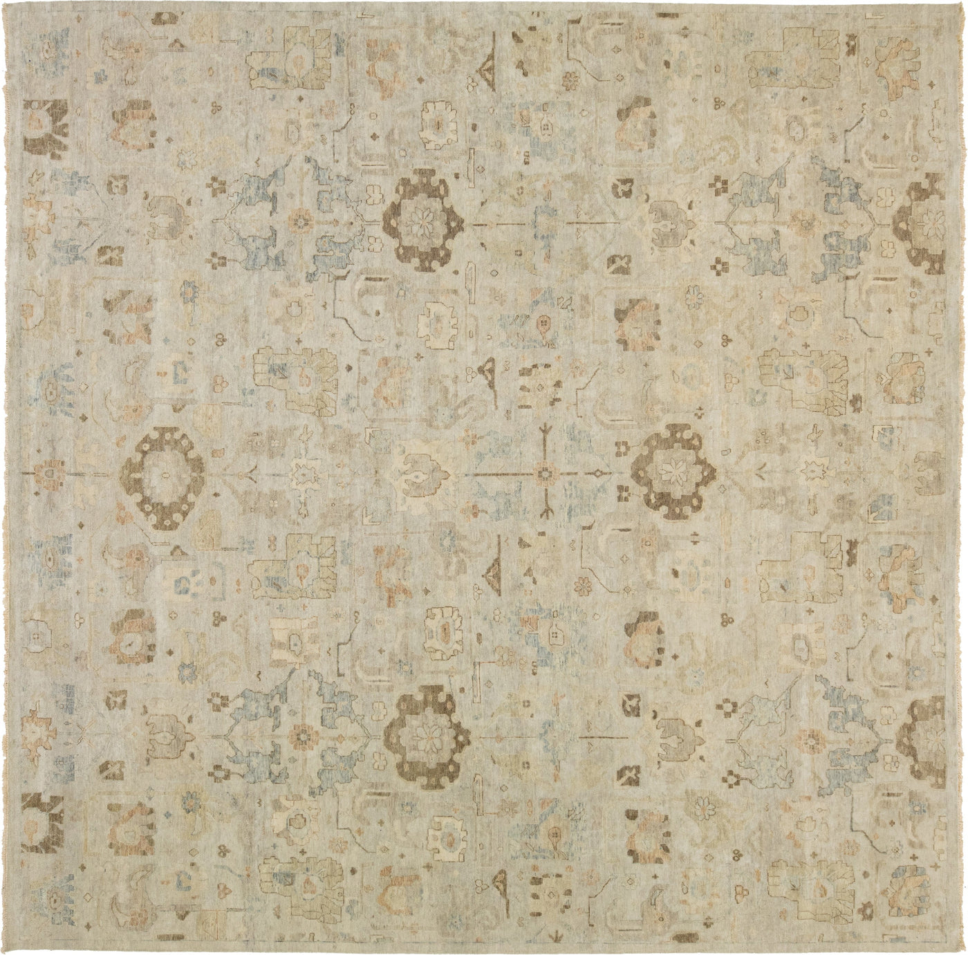 Modern Artisan Indian Wool Rug 12 X 12