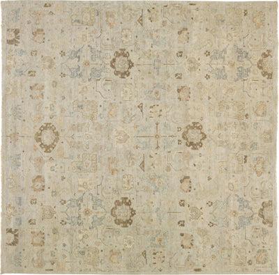 Modern Artisan Indian Wool Rug 12 X 12