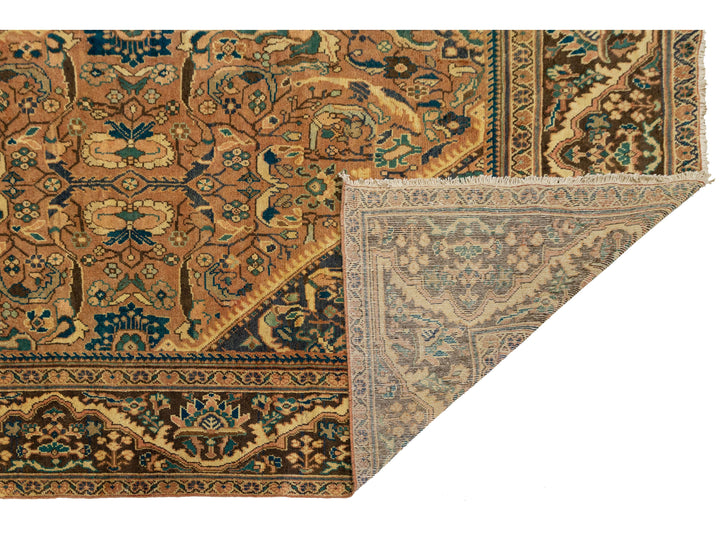 Antique Persian Mahal Wool Rug 11 X 17