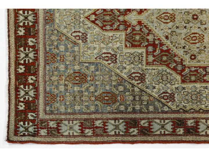 Antique Malayer Wool Rug 4 X 5