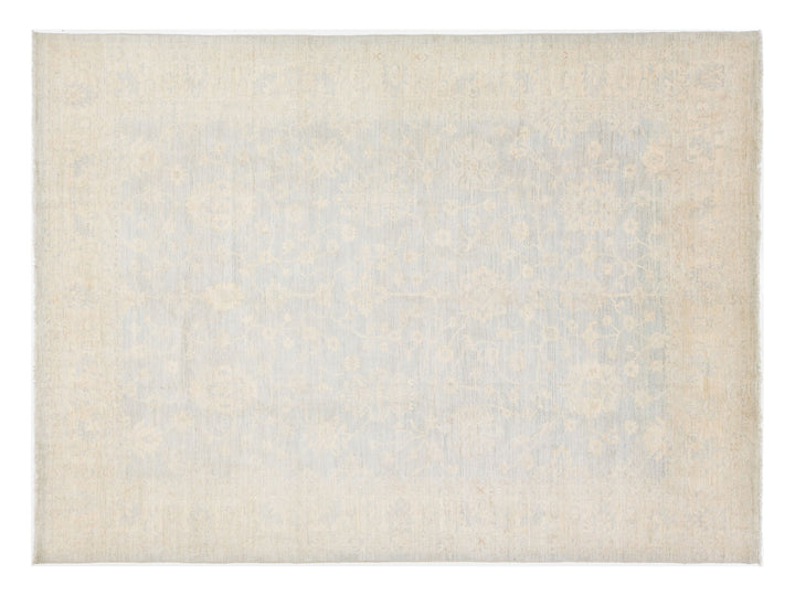 Modern Oushak Wool Rug 10 X 13