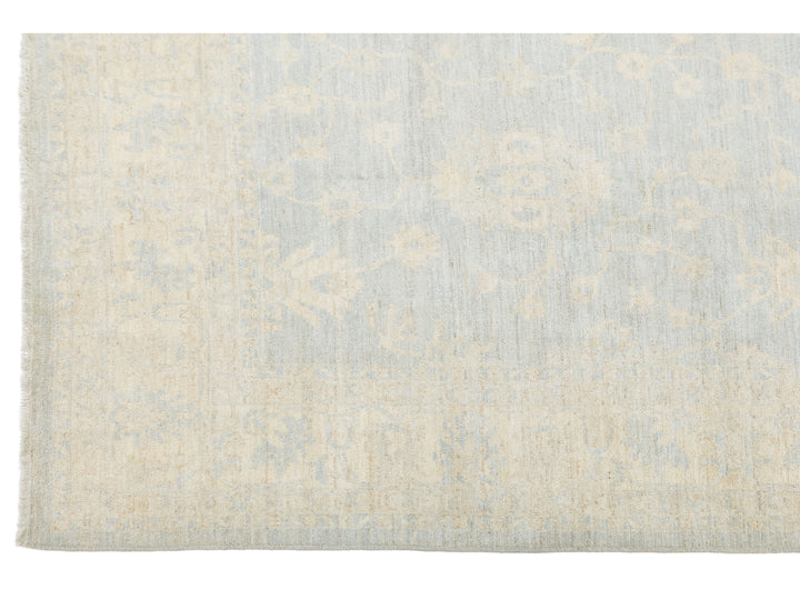 Modern Oushak Wool Rug 10 X 13
