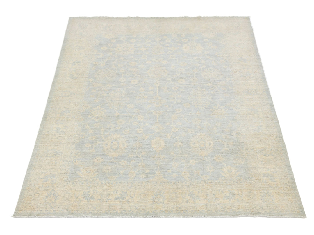 Modern Oushak Wool Rug 10 X 13