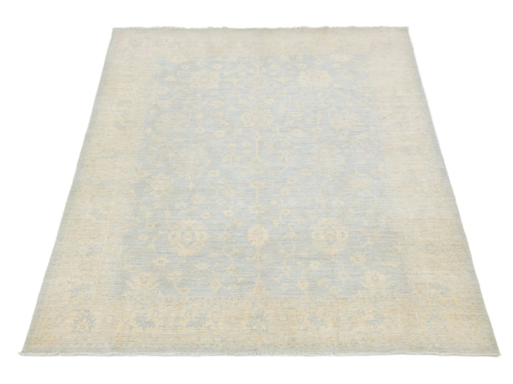 Modern Oushak Wool Rug 10 X 13