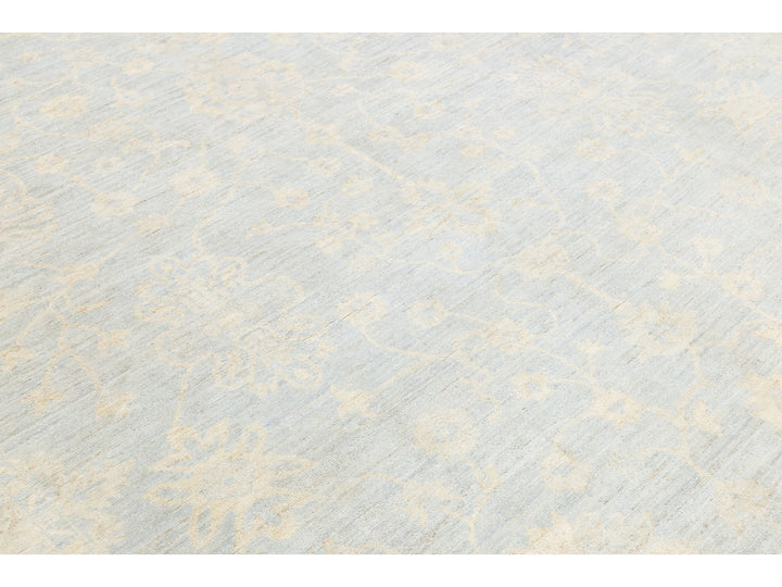 Modern Oushak Wool Rug 10 X 13